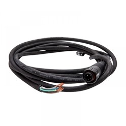 Voedings/DMX kabel | male plug - gestripte draad 3m | voor 190-150